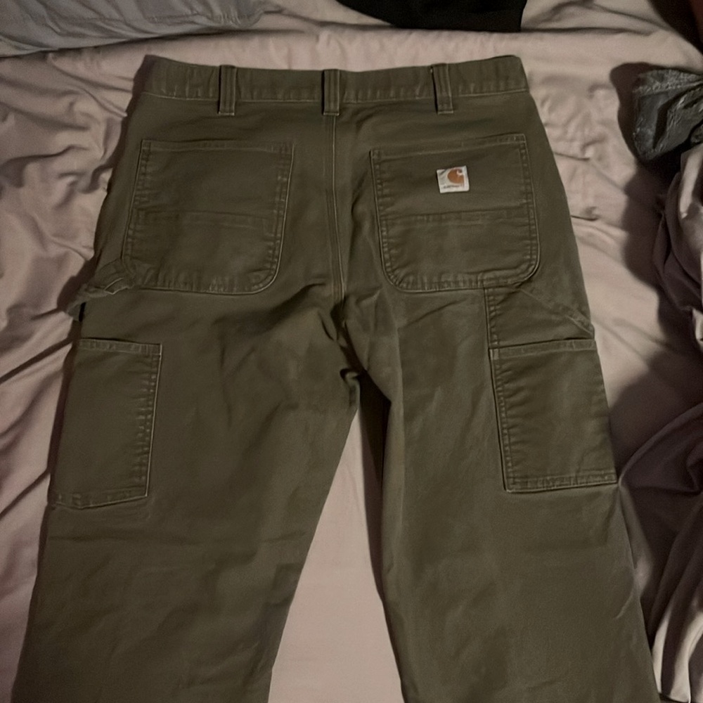 CARHARTT CARPENTER PANTS VINTAGE GREEN